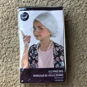 Child Old Maid Wig